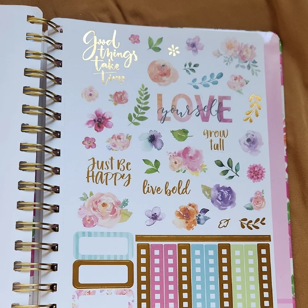Floral Agenda Planner
